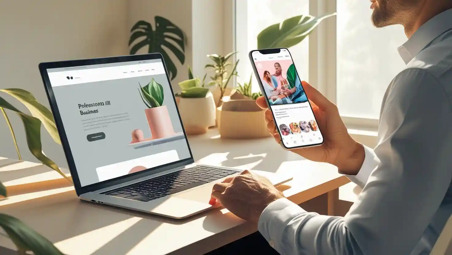 Diferenças entre ter um site e usar o Instagram para negócios