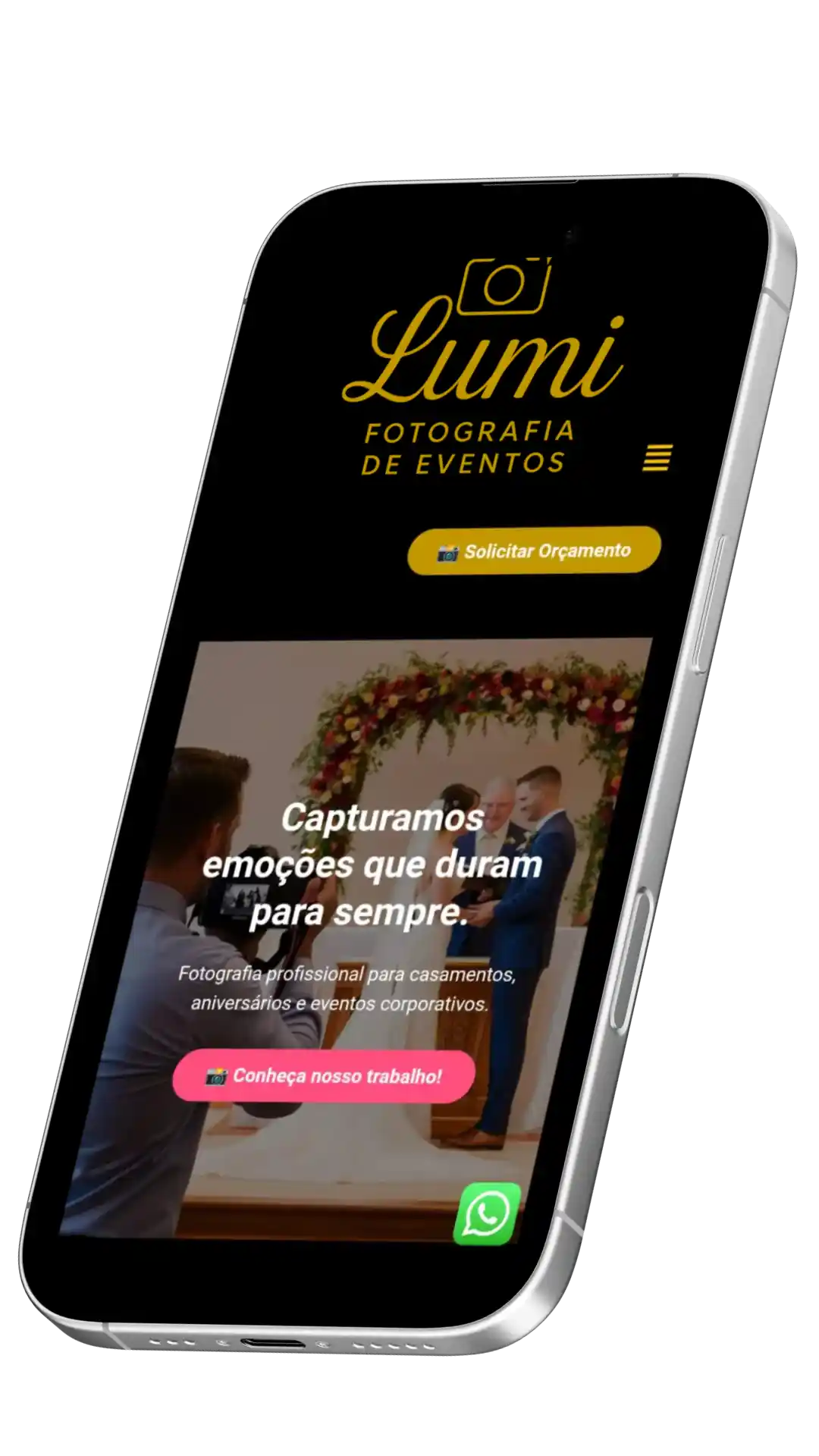 Modelo Fotografia de Casamento