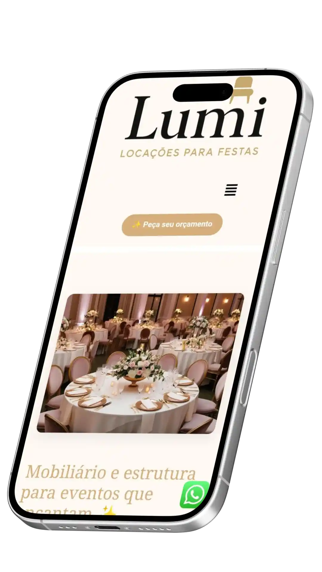 Modelo Locação para Festas