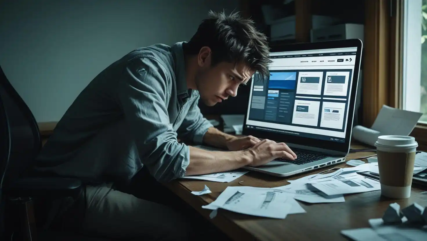 Motivos que levam empreendedores a desistirem de ter um site próprio